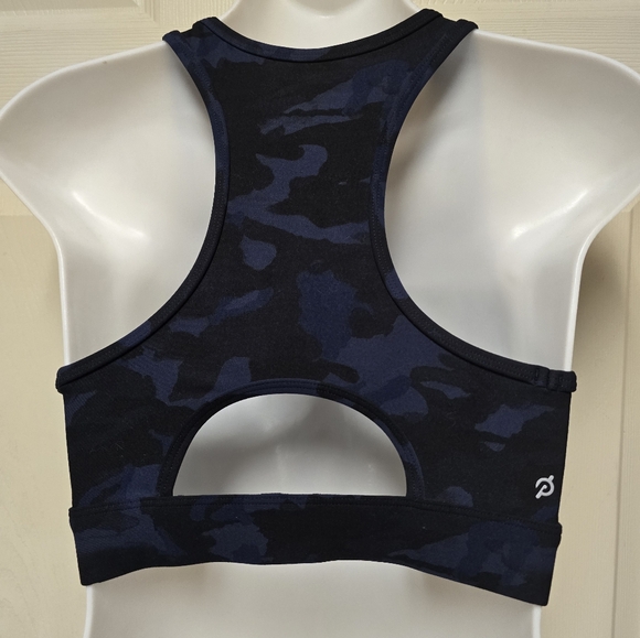 Women's Peloton Blue Camo Sports Bra SzM - Picture 7 of 8